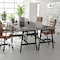 Flash Furniture Redmond 60x24 Conf Tbl w/1in. Thick Dbl Sided Laminate Tbl Top w/PVC and A-Frame Steel Bse, Gry Oak MT-M6024-LTGRY-ABF-GG - alternate 5
